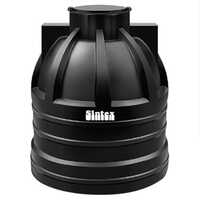 Sintex Underground Water Tank - Lldpe Material, 82.6 Inch Height, 15.7 Inch Diameter, Black Color | New Industrial Design, 6000 L Water Capacity