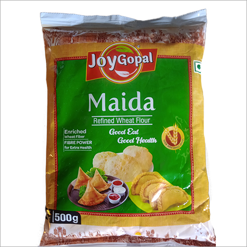 Joygopal Maida - Organic 500 GM Powder | Iron and Calcium Rich, Low Gluten, Packed Under Hygienic Conditions, Made from Whole Wheat