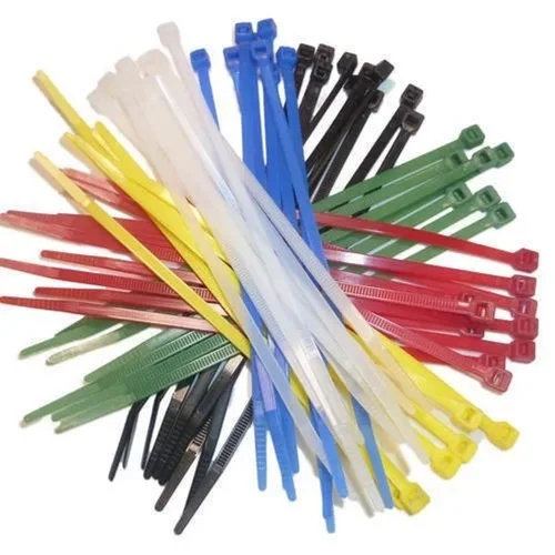 Plastic Cable Tie - Nylon Material Round Shape Available in Any Color | Durable Fastener for Reliable Cable Management