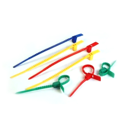 Plastic Strip C Type Cable Tie - Durable Plastic Material Versatile Size Options Industrial Application with Customizable Jacket Color