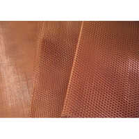Copper Wire Mesh - Copper Material, Woven Mesh Design, Round And Triangle Holes, Polished Surface Finish | Versatile For Various Industrial Applications