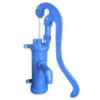 Plastic Hand Pump - Pp Material, 2-3 Feet Height With Handle, Blue Color, Discharge 10-15 Lph | Industrial Usage, Different Sizes Available