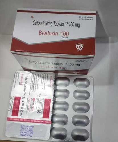 Cefpodoxime Tablet - 50 Tablets, Antibiotic Medicine, Recommended for Adults, Store at Room Temperature
