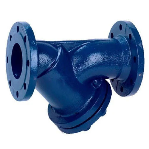 Blue Cast Iron Y Strainer