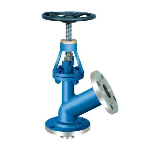 Blue Outside Opening Flush Bottom Valve