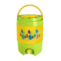 Water Cooler Jug - Food Grade Plastic, 20 Liter Capacity, Multicolor Design | Insulated with 20-24 Hours Cold Retention, Modern Pattern