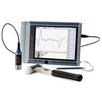 Pile Integrity Tester - Metal Construction, 220-440 Volt Electric Power | Silver Color, Wave Propagation Analysis, Advanced Engineering Design