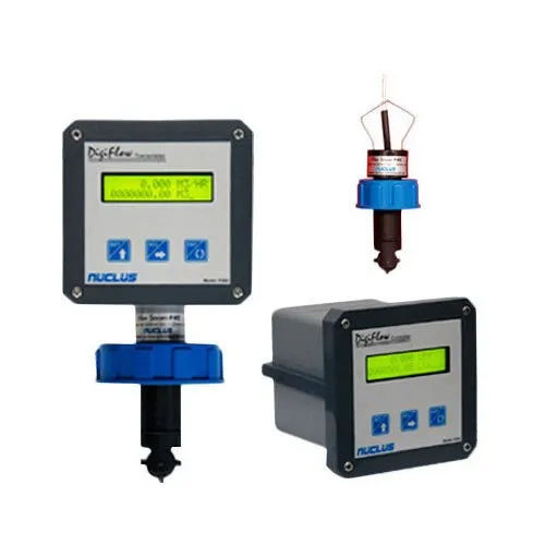 Silver Digital Flow Meter