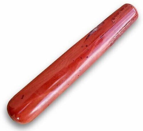 Natural Red Jasper Gemstone Yoni Massage Wand for Kegel Exercise For Women Use