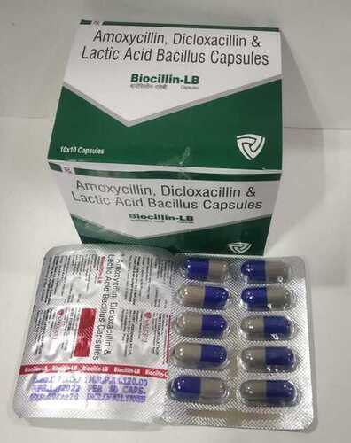 Amoxycillin Dicloxacillin Lactic Acid Basillus Capsules