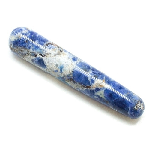 Natural Blue Sodalite Gemstone Yoni Massage Wand for Kegel Exercise For Women's Use
