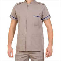 Ward Boy Uniform - Classic Cotton Fabric, Turtle Neck, Full Sleeves | Anti-wrinkle, Breathable, Quick Dry, Non-toxic, Washable