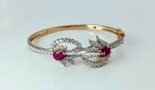 Natural Diamond Ruby Bracelet