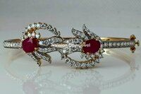 Natural Diamond Ruby Bracelet