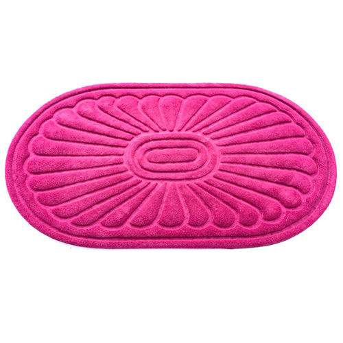 Polypropylene Pink Door Mat - Feature: Anti Slip