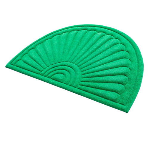 Semicircle Green Door Mat