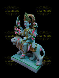 Durga mata marble statue