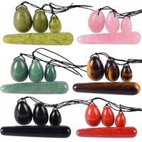 Natural Green Aventurine Gemstone Yoni Massage Eggs for Kegel Exercise For Women Use