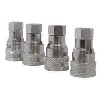 Self Sealing Oxygen Valve - Color: Silver