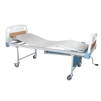 Semi Fowler Patient Cot Bed - Color: White