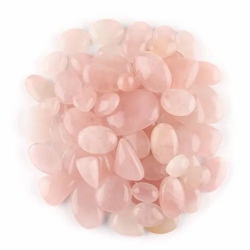 Natural Rose Quartz Stone Gemstone Cabochons