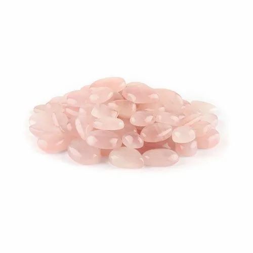 Natural Rose Quartz Stone Gemstone Cabochons