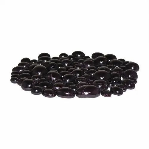 Natural Star Garnet Plain Gemstones Cabochons