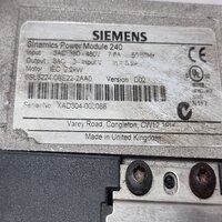 SIEMENS 6SL3224-0BE22-2AA0 POWER MODULE