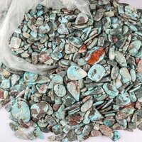 Natural Comm Larimar Gemstone Cabochon - Agate Material, 10-50 Mm Size Range, White Color, Grade Aaa Quality, 100 Grams Weight