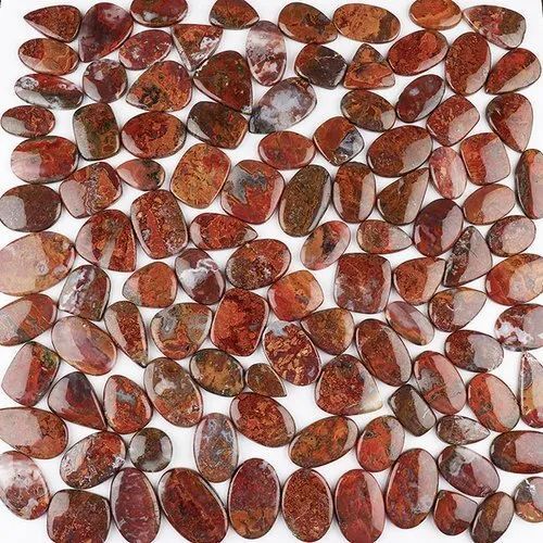 Natural Seam Agate Gemstone Cabochon