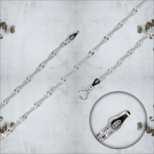 ure 925 Silver Chain Necklace