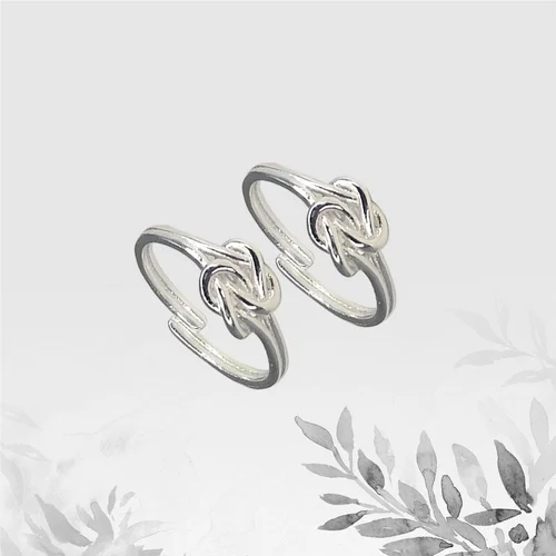 Polished Silver Minimalist Toe Ring