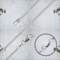 925 Sterling Silver Ladies Chain - Size: Standard