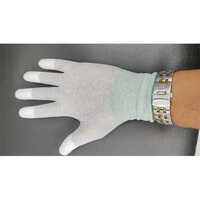Esd Antistatic Gloves - Polyester Material, Size L/xl/xxl, Grey Color | Industrial & Medical Grade, Non-recyclable