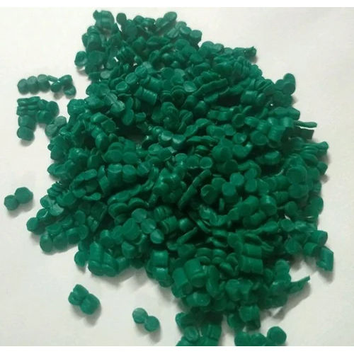 Dark Green Pvc Plastic Granule Size: 3.5Mm