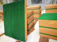 95 GSM Green Brown Evaporative Cooling Pad