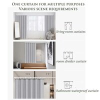 6736 SOLID 1 PIECE DOOR CURTAIN