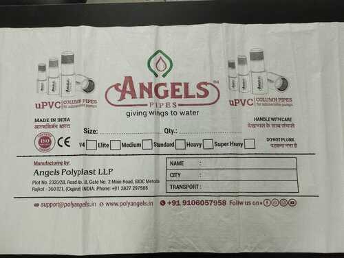 PP Woven Bags For cPVC-uPVC Pipes Packing