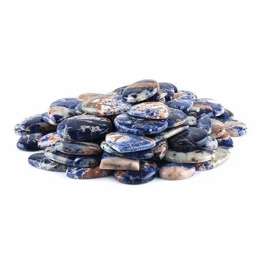 Natural Blue Sodalite Gemstone Cabochons