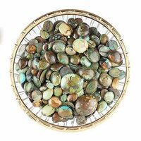 Natural Tibetan Turquoise Gemstone Plain Cabochon