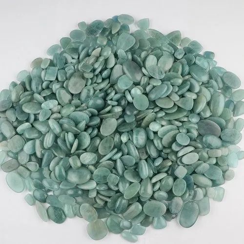 Natural Blue Aquamarine Gemstone Cabochon Grade: Aaa