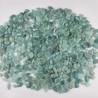 Natural Blue Aquamarine Gemstone Cabochon