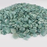 Natural Blue Aquamarine Gemstone Cabochon