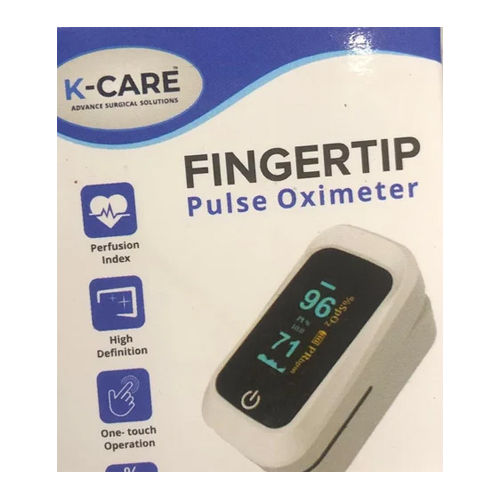 Plastic Fingertip Pulse Oximeter