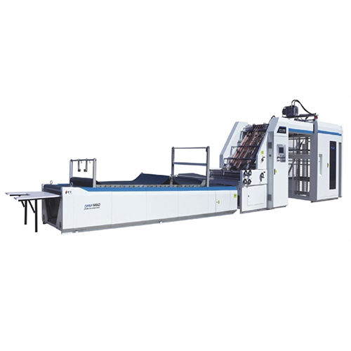 White Automatic Flute Laminator Machine