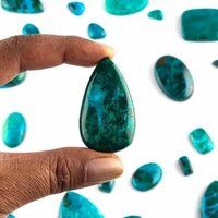 Natural Mix Blue Chrysocolla Cabochon Stone