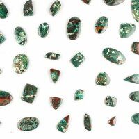 Natural Green Chrysocolla Gemstone Cabochon