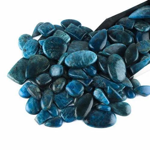 Natural Blue Mix Neon Apatite Gemstone Cabochons