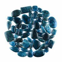 Natural Blue Mix Neon Apatite Gemstone Cabochons