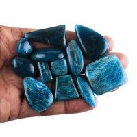 Natural Blue Mix Neon Apatite Gemstone Cabochons